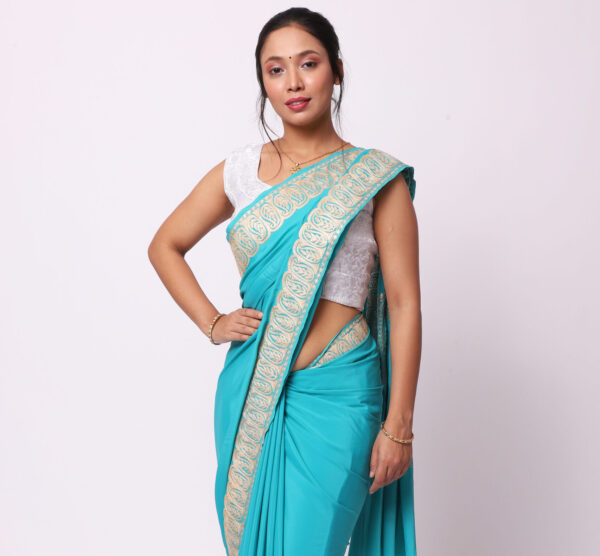 Saree Pure Pmt Palla Saree Pure Pmt Palla - Image 1